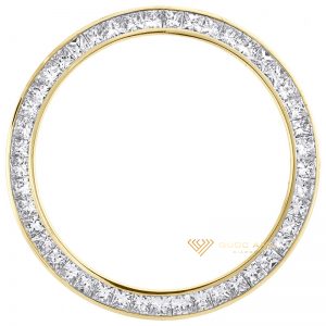 Độ niềng đồng hồ kim cương princess Rolex size 36 vàng 18k 2