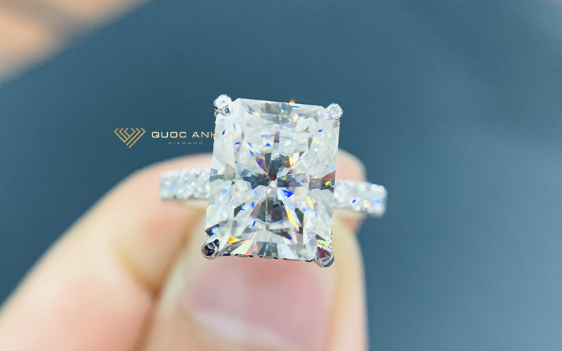 Nhẫn kim cương nữ radiant 8x10mm engagement 4