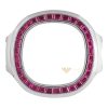 Độ niềng đồng hồ ruby Patek Philippe