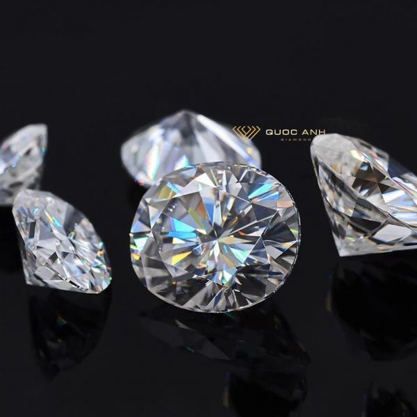 Kim cương nhân tạo Mỹ Moissanite Oval11