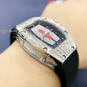 Độ đồng hồ kim cương Richard Mille full