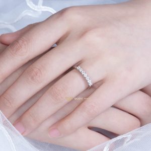 Nhẫn kim cương nữ Tiffany half band 2ly3-3ly-4ly 2