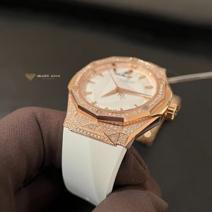 Đồng hồ Hublot Orlinski độ full kim cương vàng hồng