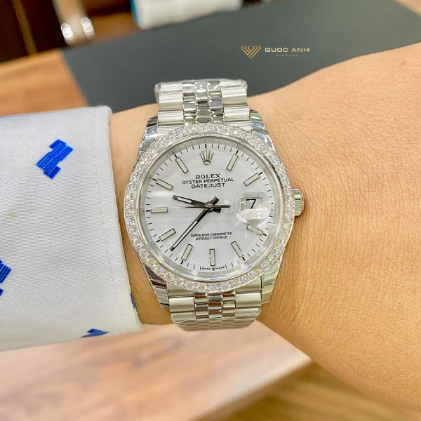 Đồng hồ Rolex Datejust 36 niềng kim cương