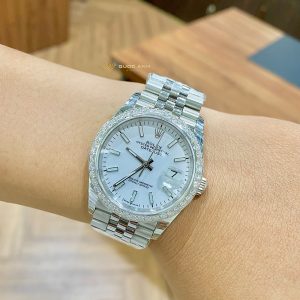 Đồng hồ Rolex Datejust 36 niềng kim cương