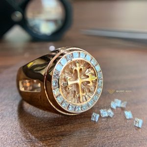 Nhẫn kim cương nam Patek Philippe