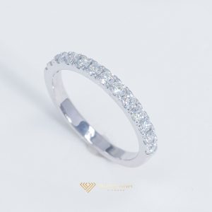 Nhẫn nữ internity thiết kế bạc S925 full xoàn moissanite DIVA-SRI002