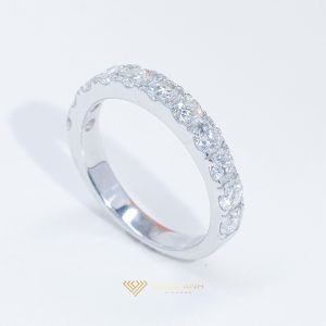 Nhẫn nữ internity thiết kế bạc S925 full xoàn moissanite DIVA-SRI003