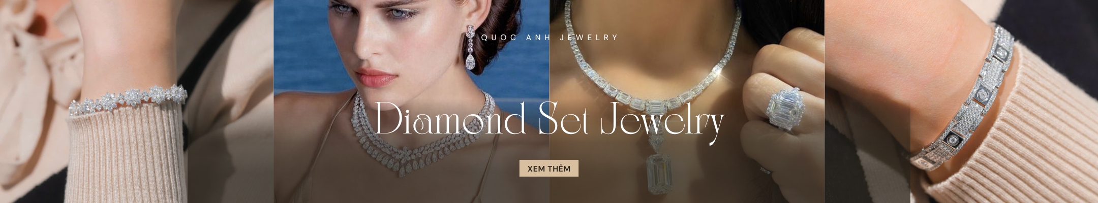 Bộ nữ trang kim cương của Quoc Anh Jewlery