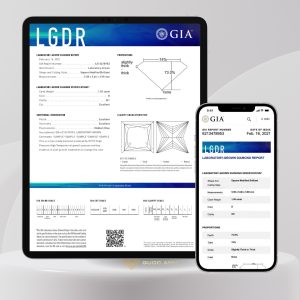 Kim cương nuôi cấy lab grown diamond igi/gia