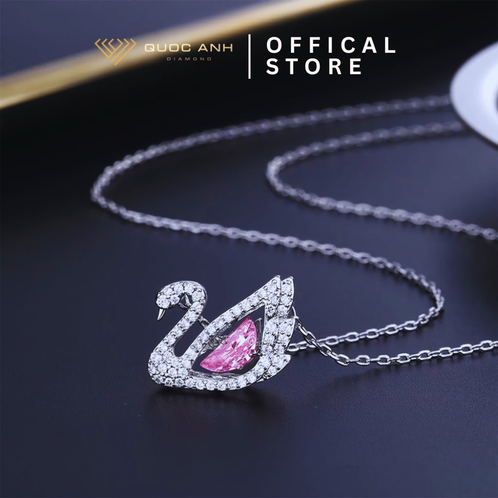 Day-chuyen-bac-nu-thien-nga-lap-lanh-QUOCANHJEWELRY-DIVAD0311 (4) Dây chuyền bạc nữ thiên nga lấp lánh DIVAD0311
