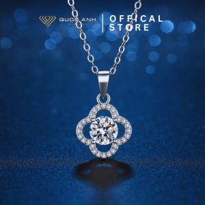 Dây chuyền bạc nữ moissanite Alita