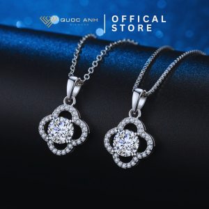 Dây chuyền bạc nữ moissanite Alita
