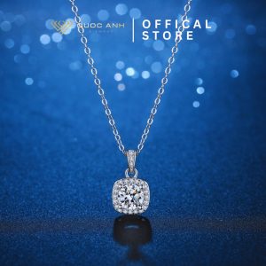 Dây chuyền bạc nữ moissanite Anna