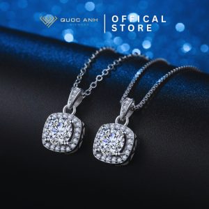 Dây chuyền bạc nữ moissanite Anna