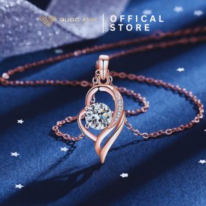 Dây chuyền bạc nữ moissanite Ariana