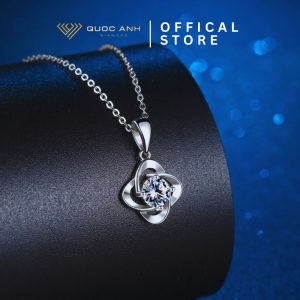 Dây chuyền bạc nữ moissanite Christina