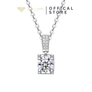 Dây chuyền bạc nữ moissanite Emma