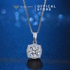 Dây chuyền bạc nữ moissanite Festinona