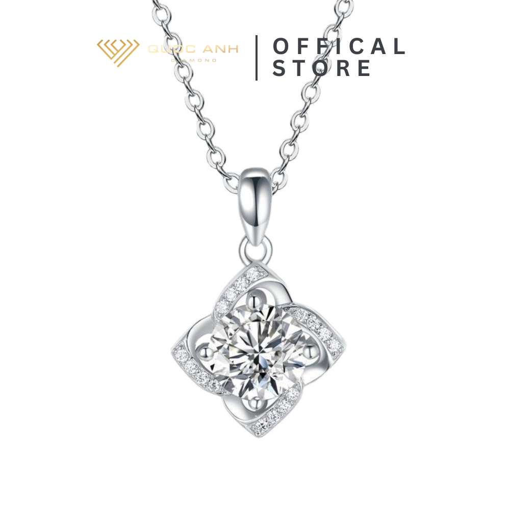 Day-chuyen-kim-moissanite-hana (4) Dây chuyền bạc nữ moissanite Hanna