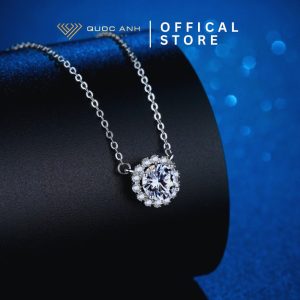 Dây chuyền bạc nữ moissanite Lina
