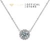 Dây chuyền bạc nữ moissanite Lina