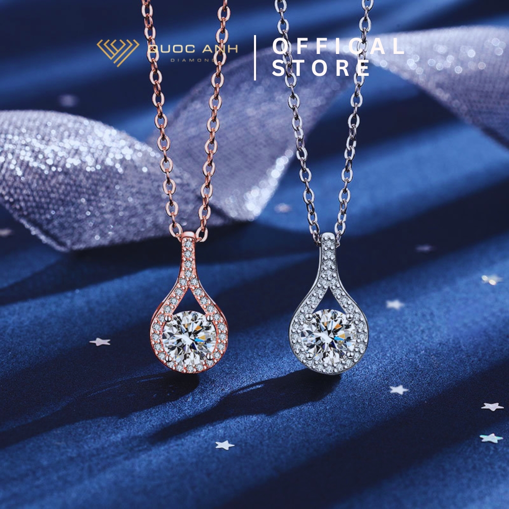 Day-chuyen-kim-moissanite-lisa (4) Dây chuyền bạc nữ moissanite Lisa