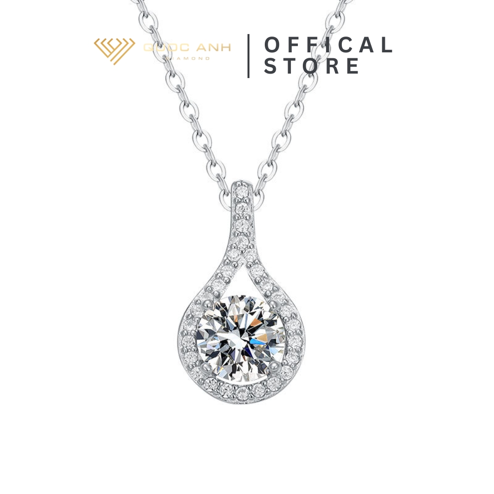 Day-chuyen-kim-moissanite-lisa Dây chuyền bạc nữ moissanite Lisa