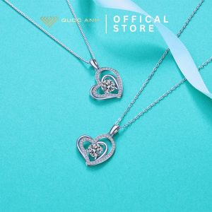 Dây chuyền bạc nữ moissanite Lucy
