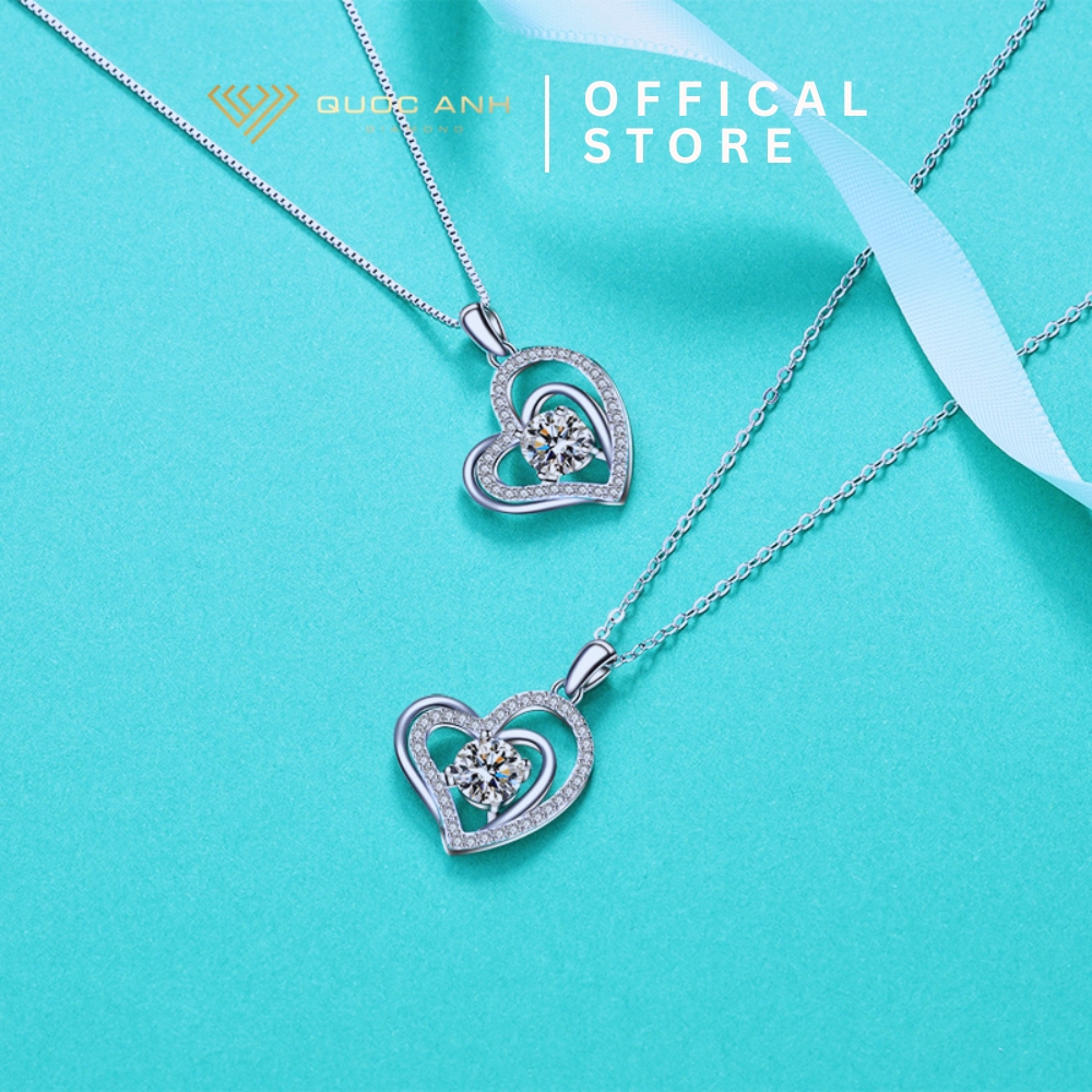 Day-chuyen-kim-moissanite-lucy (1) Dây chuyền bạc nữ moissanite Lucy