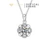 Dây chuyền bạc nữ moissanite Maika