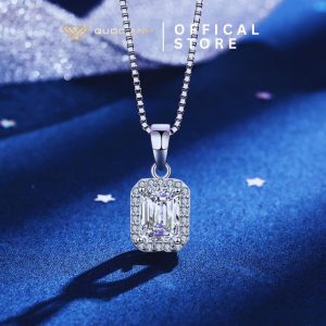 Dây chuyền bạc nữ moissanite Xuka