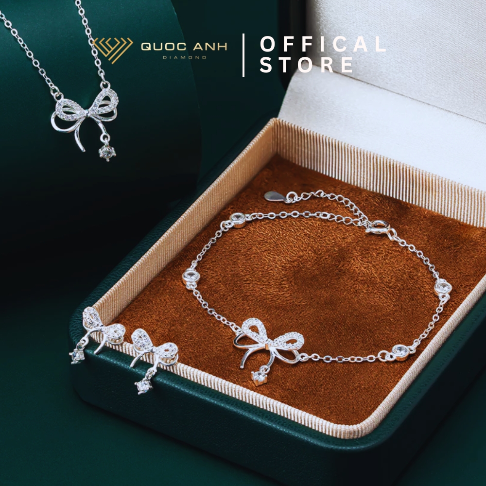 Lac-tay-bac-nu-that-no-xinh-thanh-lich-QUOCANHJEWELRY-DIVAT0214 Lắc tay bạc nữ thắt nơ xinh thanh lịch DIVAT0214